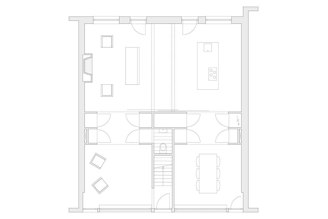 Wonen in winkels