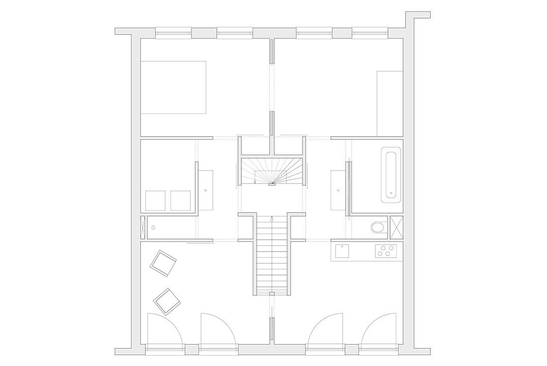 Wonen in winkels